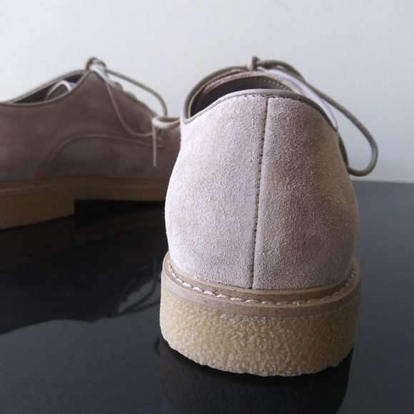 Calvin Klein Men\'s Wells Plain Toe Derby in Beautiful Leather Creamy Suede main image 4